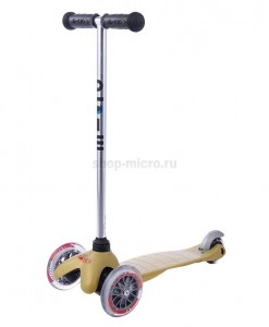 Mini Micro Золотой (прозрачные колеса)