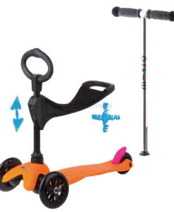 Mini Micro 3 в 1 Sporty Neon Оранжевый